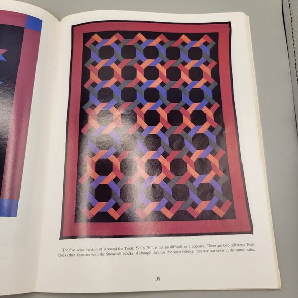 Template-Free Quiltmaking Pattern Book by Trudie Hughes Multiple Patterns B-86 - Picture 9 of 10